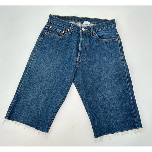 Vintage 90's Women's Levi's‎ 501  Denim Jean Shorts Size 29  made in Mexico - Picture 2 of 9